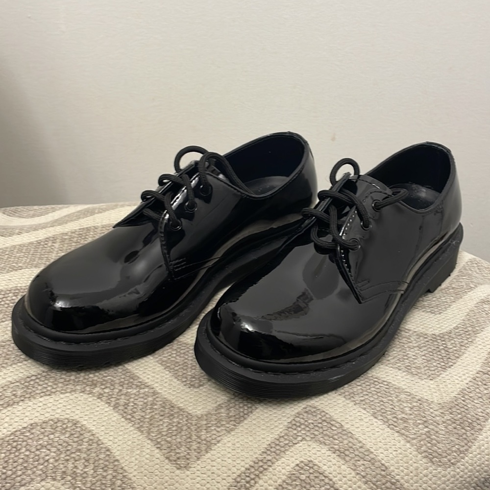 Dr Marten Patent Leather All black shoes